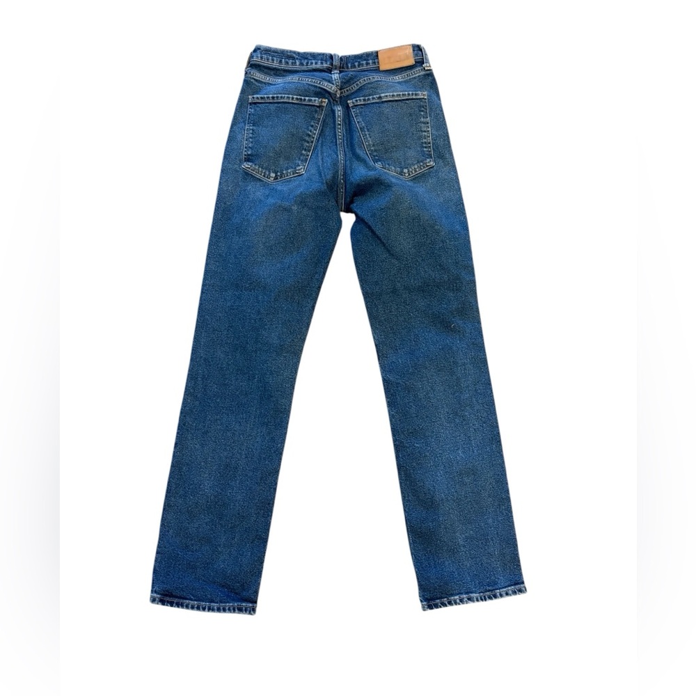 Citizens Of Humanity Daphne Straight-Leg Medium Blue Denim Jeans - Picture 2 of 6